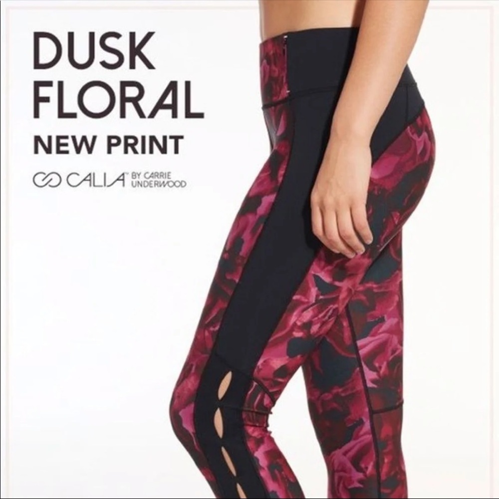 Floral dusk workout leggings